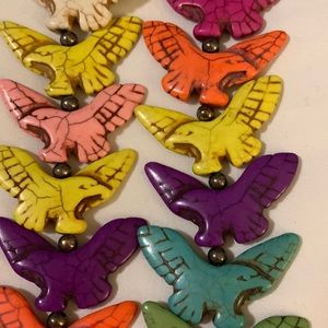 New Ceramic Colorful Bird Necklace